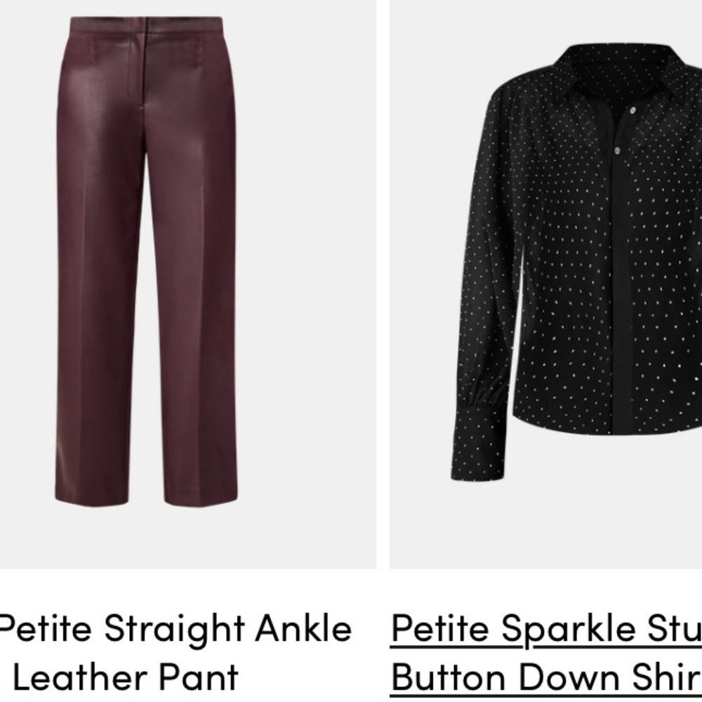 Ann Taylor faux leather pants - Picture 5 of 15